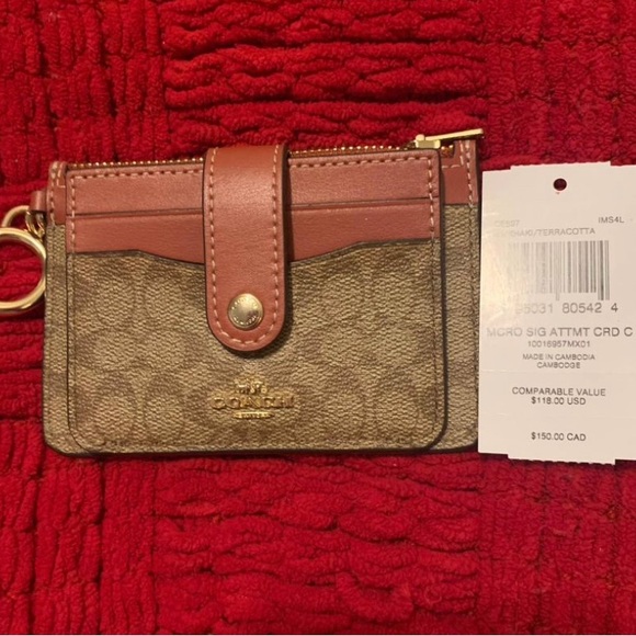 Coach Set New With Tags
Signature Canvas Khaki, Elect. Red (Cross Posted) SOLD - Picture 8 of 15